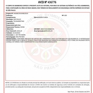 Laudo avcb